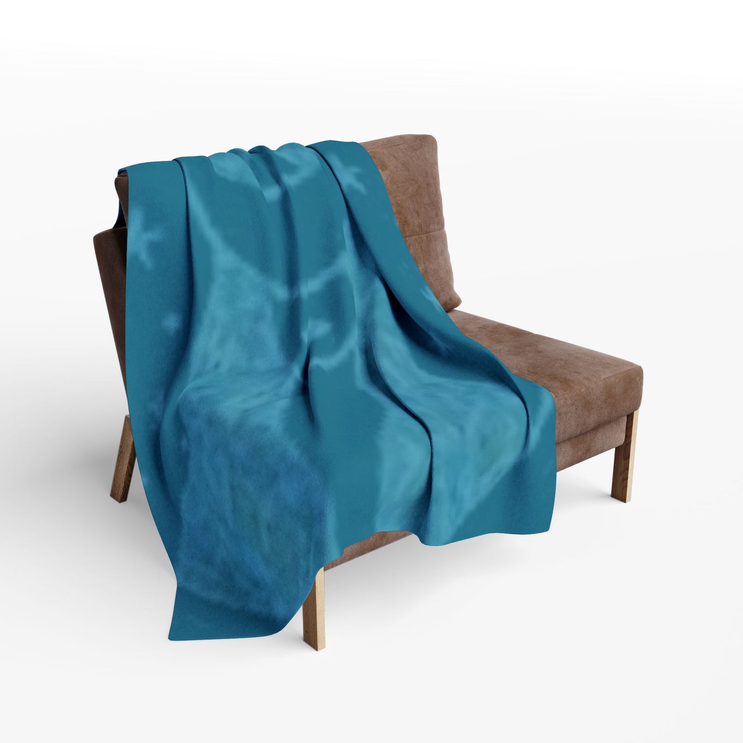 Fleece Blanket - Cosmic blue goddess virgo Design