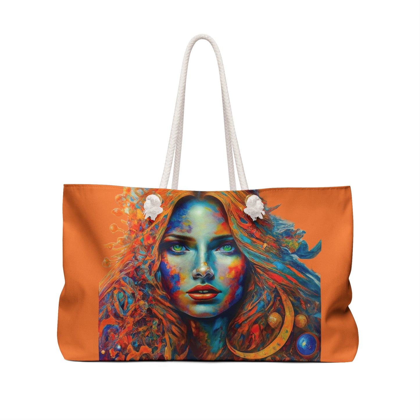 Colorpop Orange Weekender Bag