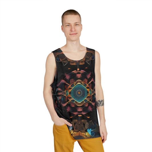 Tank Top Kaleidoscope Print for Men