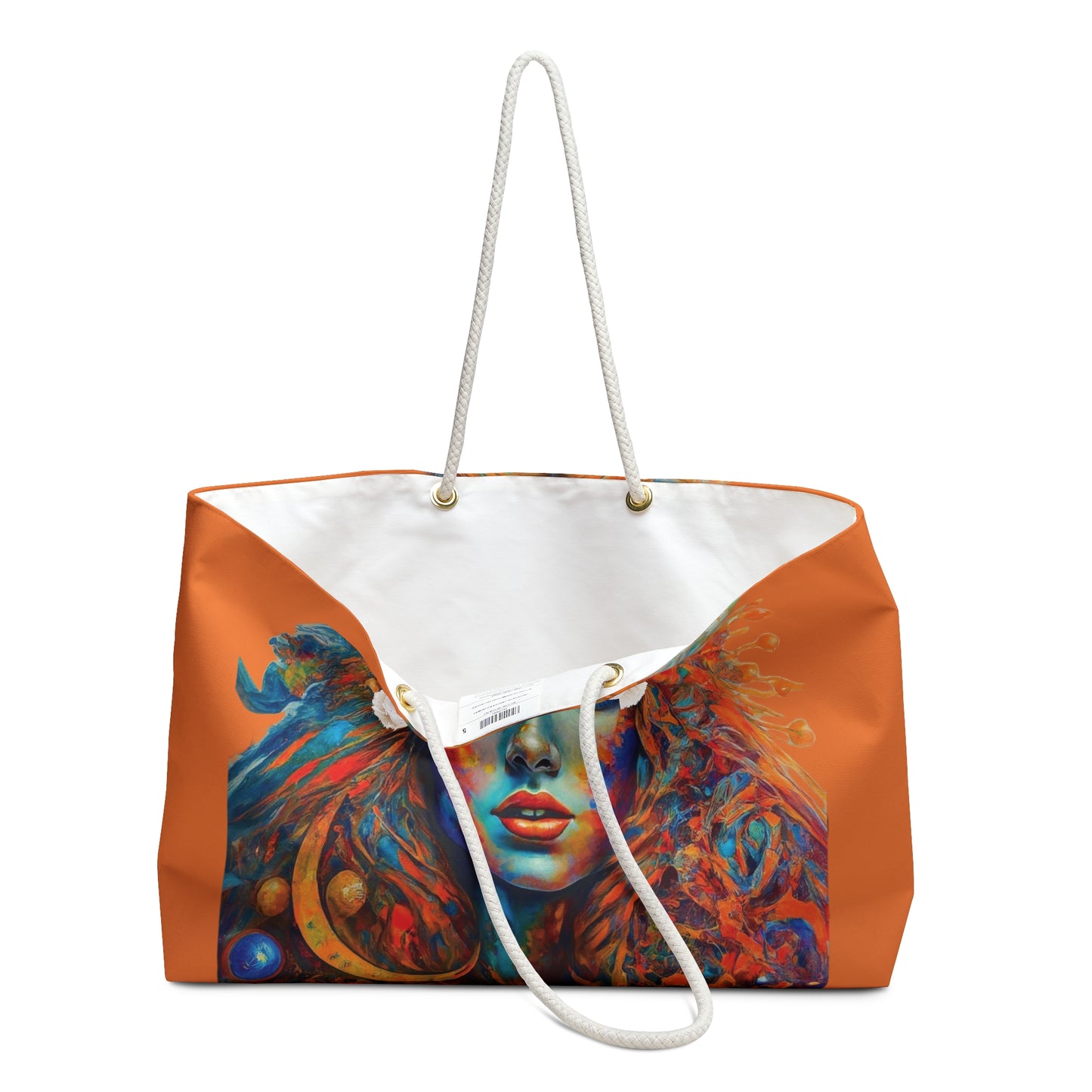 Colorpop Orange Weekender Bag