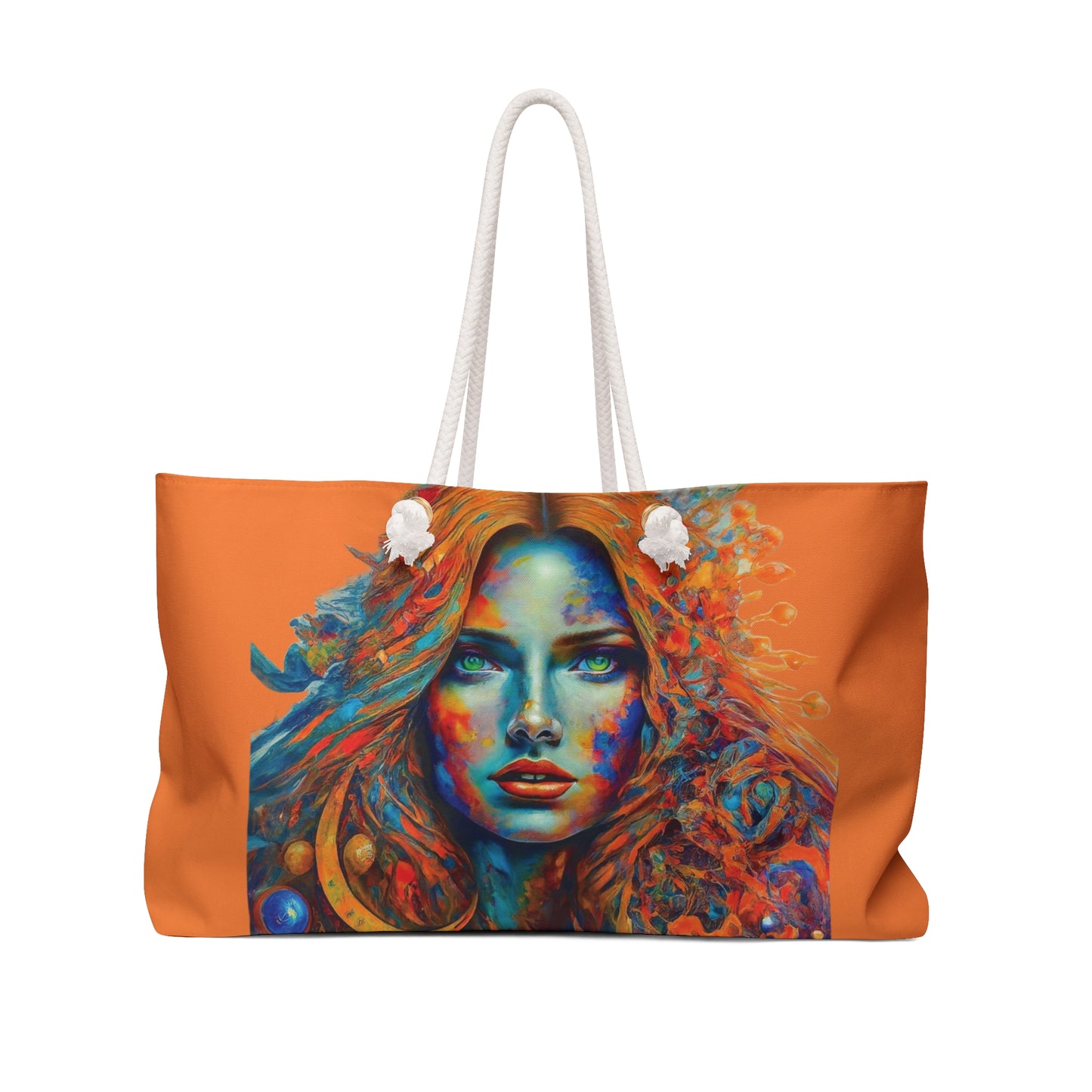 Colorpop Orange Weekender Bag