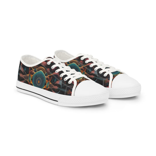 Sneakers - Kaleidoscopic Design Men's Low Top Sneakers